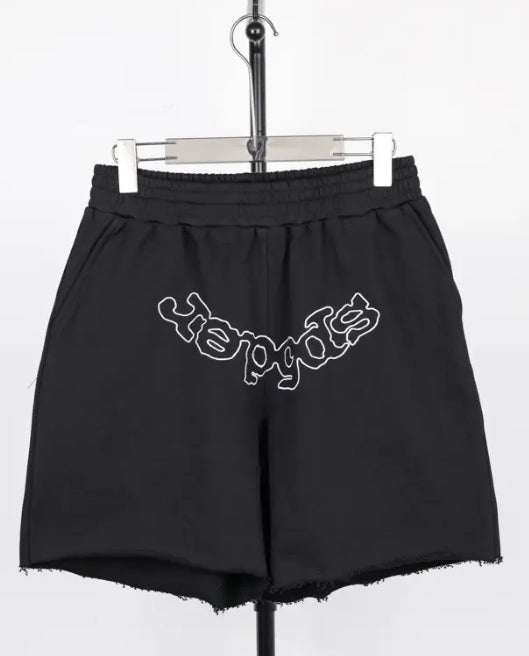 Sp5der black shorts